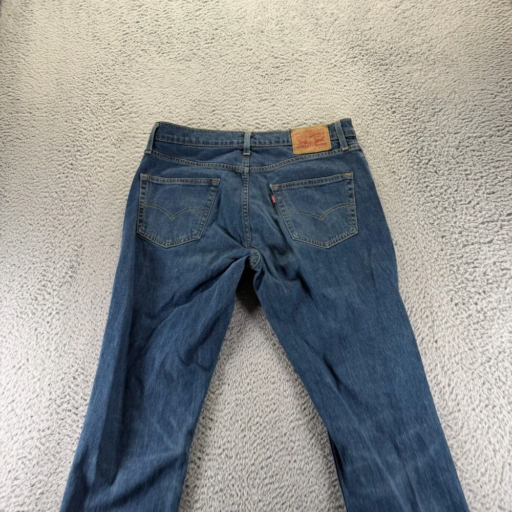 Levi's 511 Jeans Men 34x32 Blue‎ Cotton Denim Straight Leg Faded Workwear Travel